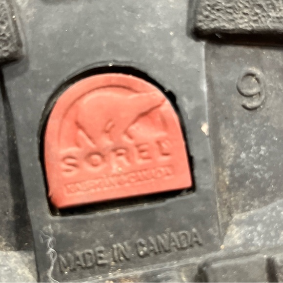 SOREL Kaufman BROWN Olive BOOTS Gore-Tex Waterproof Insulated Heavy Treads Sz 9 - Picture 2 of 13